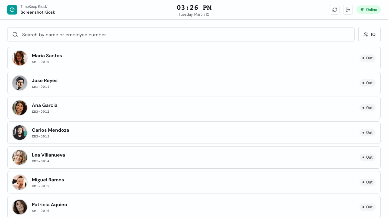 How to set up a kiosk time clock for your business